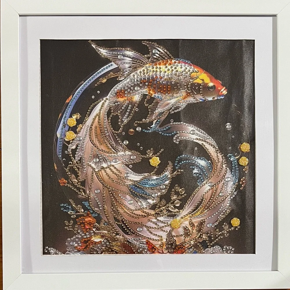 Colorful Fish Art Print, 12*12”